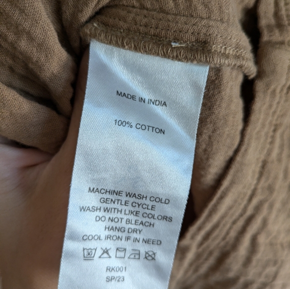 Organic Cotton Gauze Dress - Picture 4 of 11